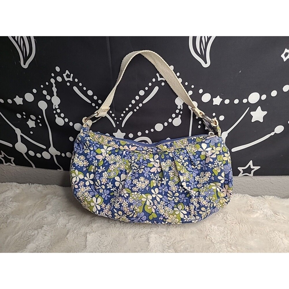 VTG Levi's Shoulder Purse Blue Floral Y2K Mini Multicolor 90s